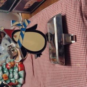 Stocking holder,shelf sitter, happy penguin
